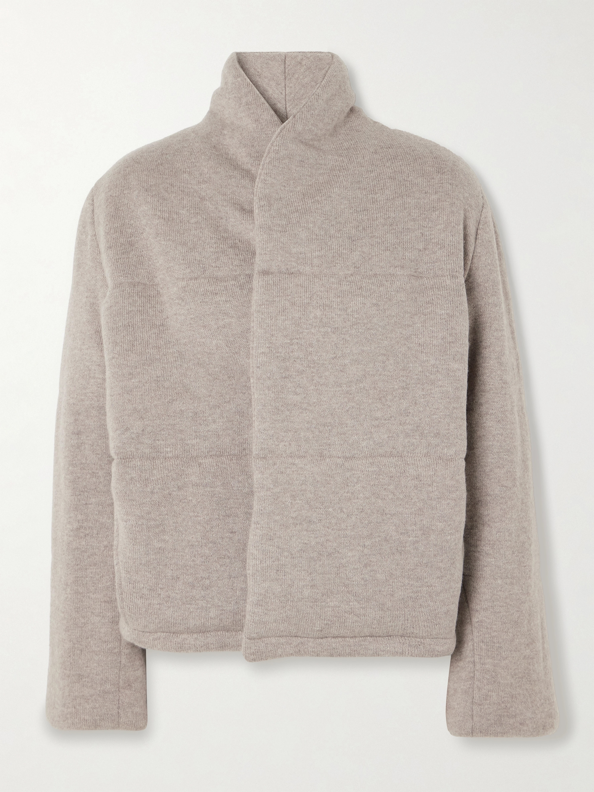 Le Kasha - Prague quilted padded cashmere jacket | Plush