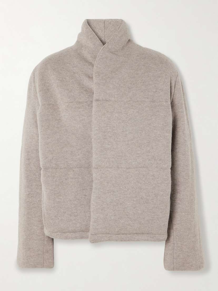 Le Kasha Prague Quilted Padded Cashmere Jacket