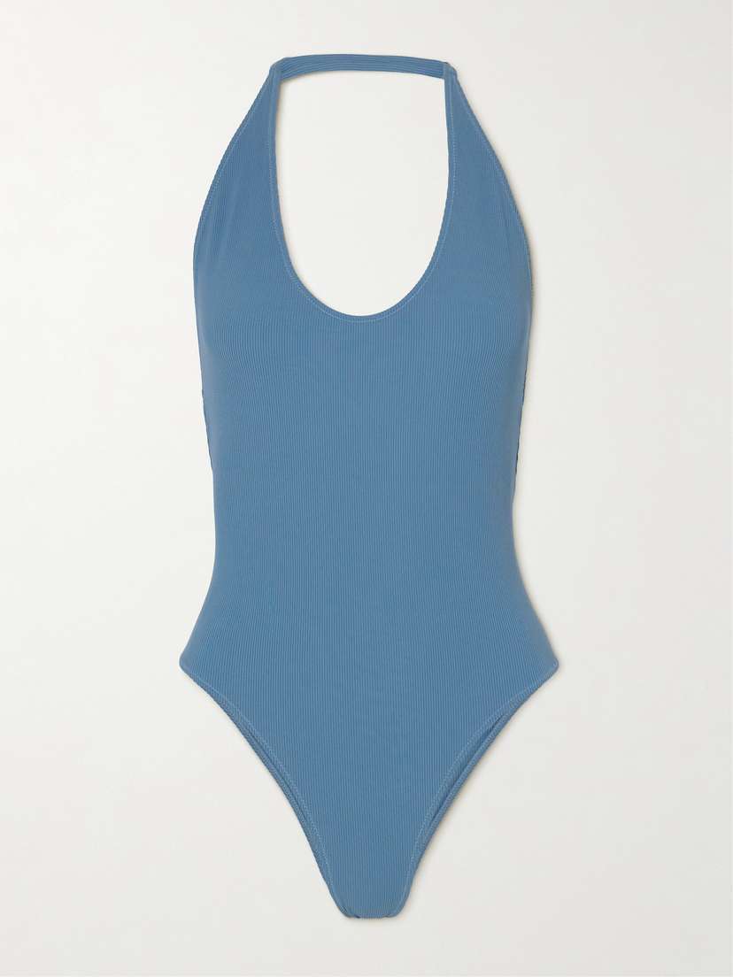 Lido Ventitre Ribbed Halterneck Swimsuit