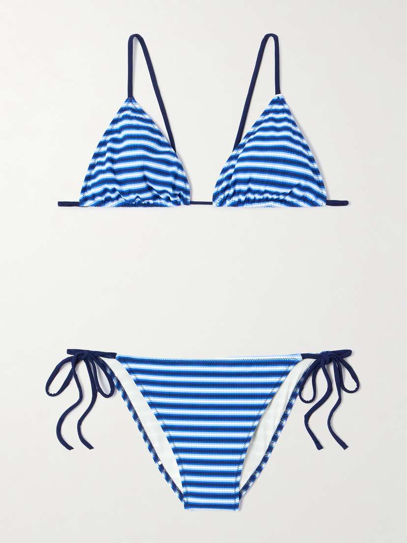 Lido Venti Striped Triangle Bikini