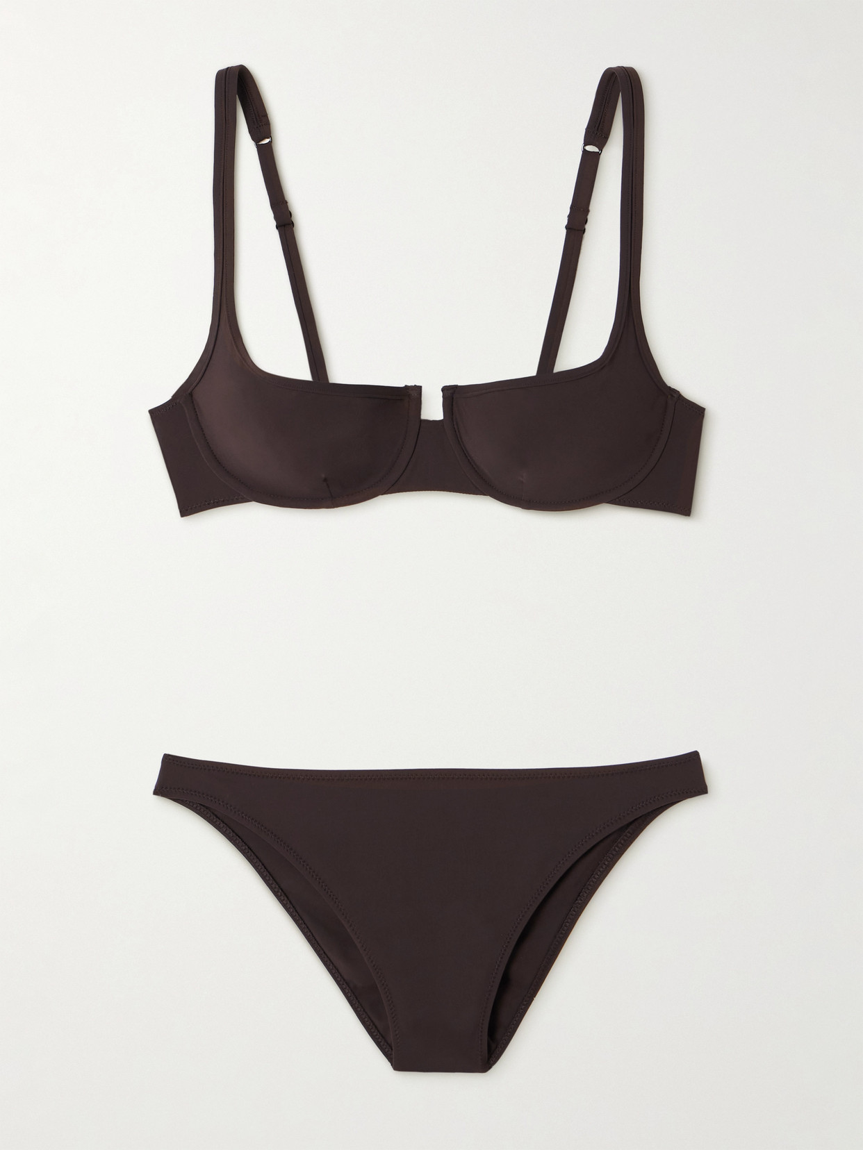Lido Cinquantasei Underwired Bikini In Brown