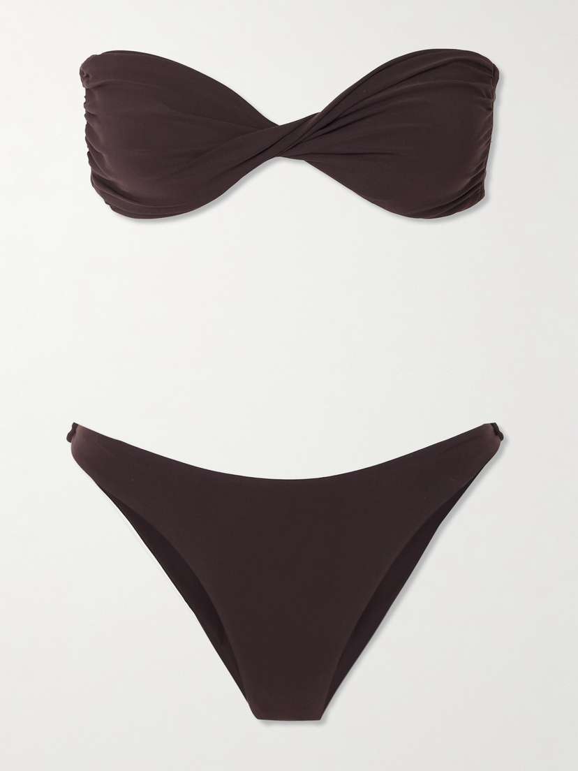 Lido Ottantasei Twist-front Bandeau Bikini