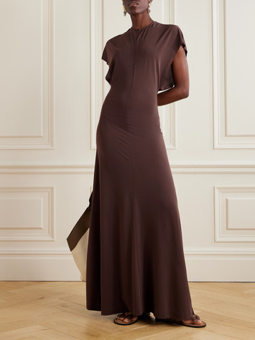 Faithfull Vida stretch recycled-jersey maxi dress