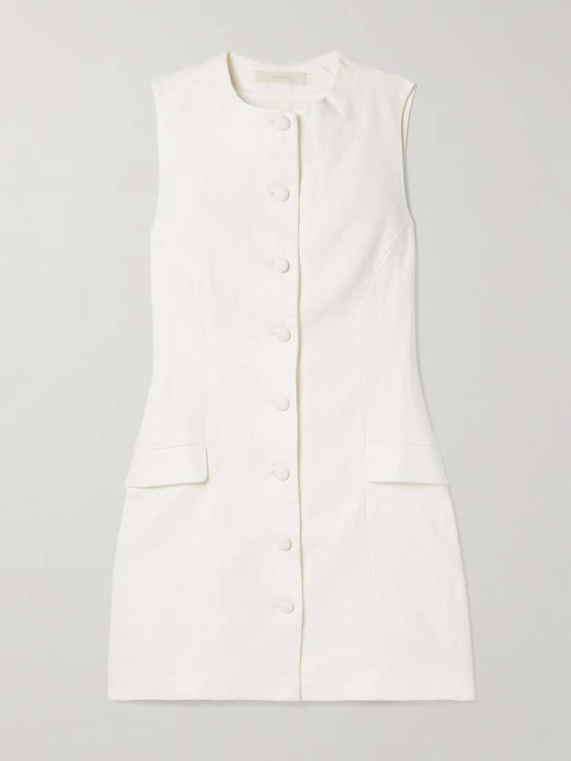 Faithfull Jane Linen Mini Dress