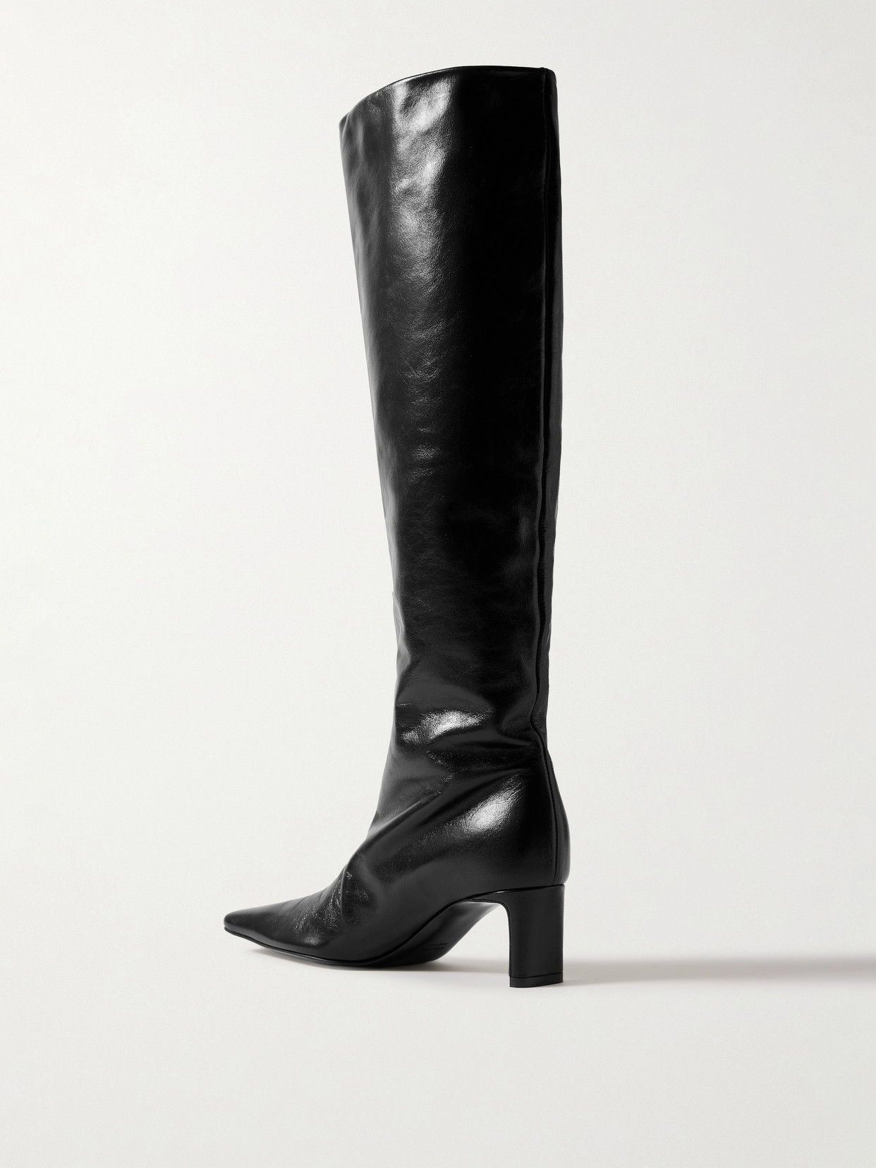Khaite 55mm Ona Boots - Women's - Calf Leather In Nero