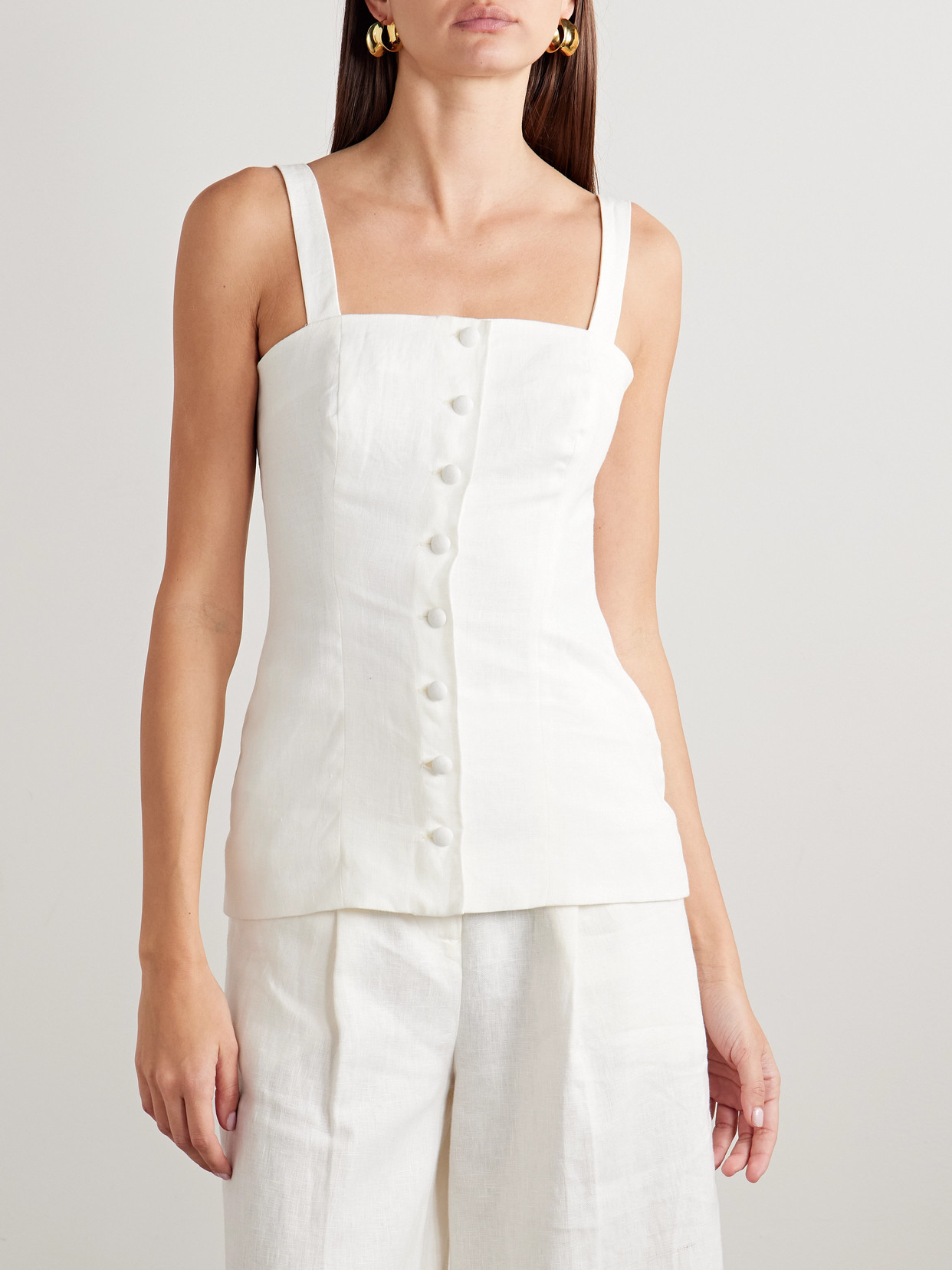 Corbiere Linen Tank