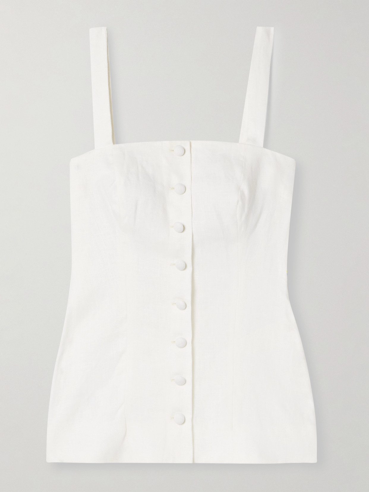 Faithfull Corbiere Linen Tank In White