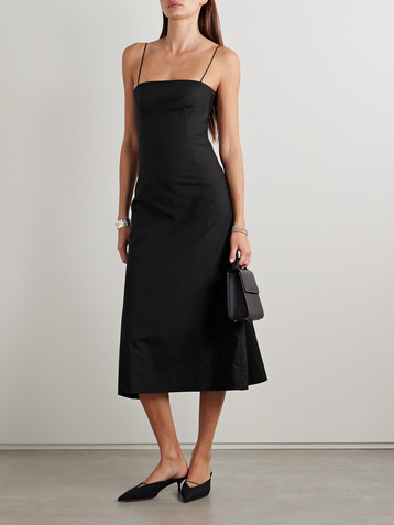 Faithfull Ostano cotton-poplin midi dress
