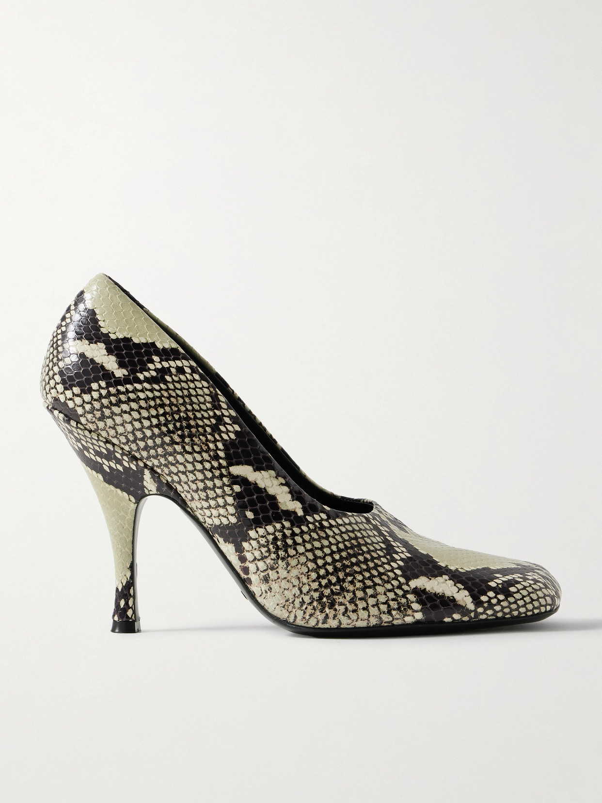 Khaite Eva Snake-effect Leather Pumps In Animal Print