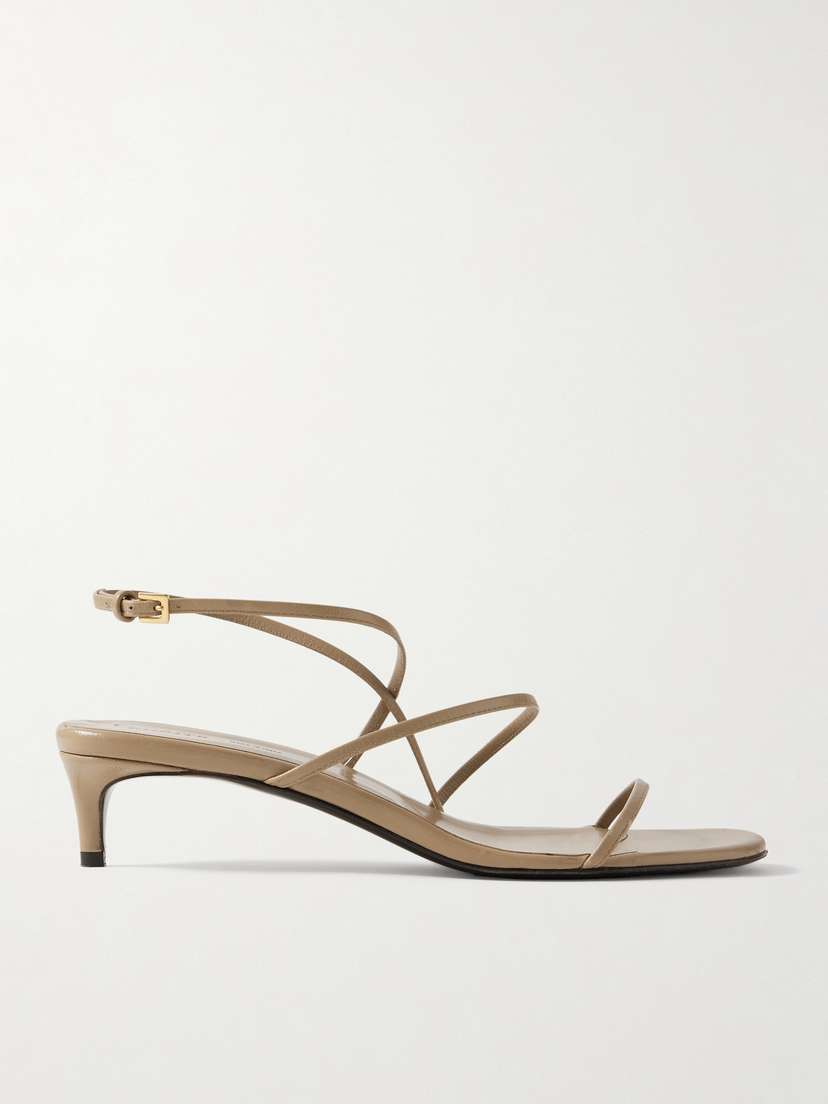 Khaite — Loop leather sandals