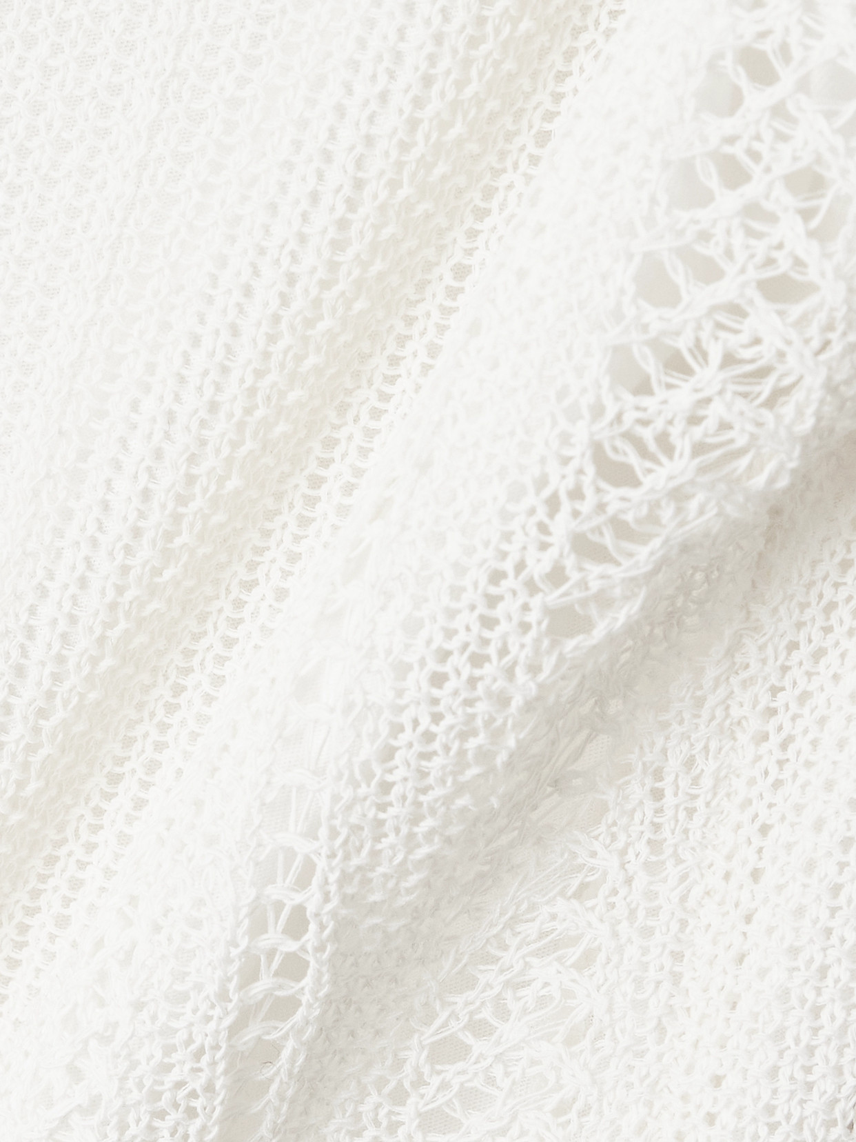Treillis Crocheted Cotton-Blend Tank