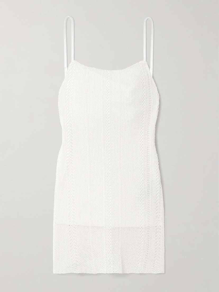 Faithfull Treillis Crocheted Cotton-blend Tank