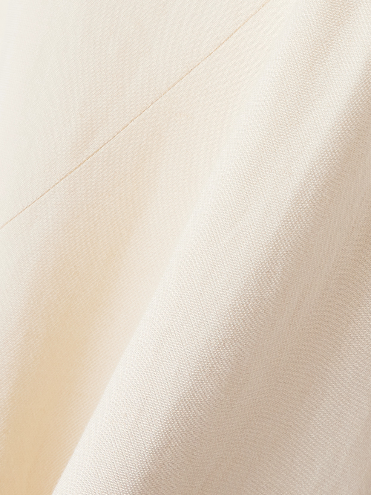 Faithfull Alva Asymmetric Lace-trimmed Woven Midi Dress In Neutrals