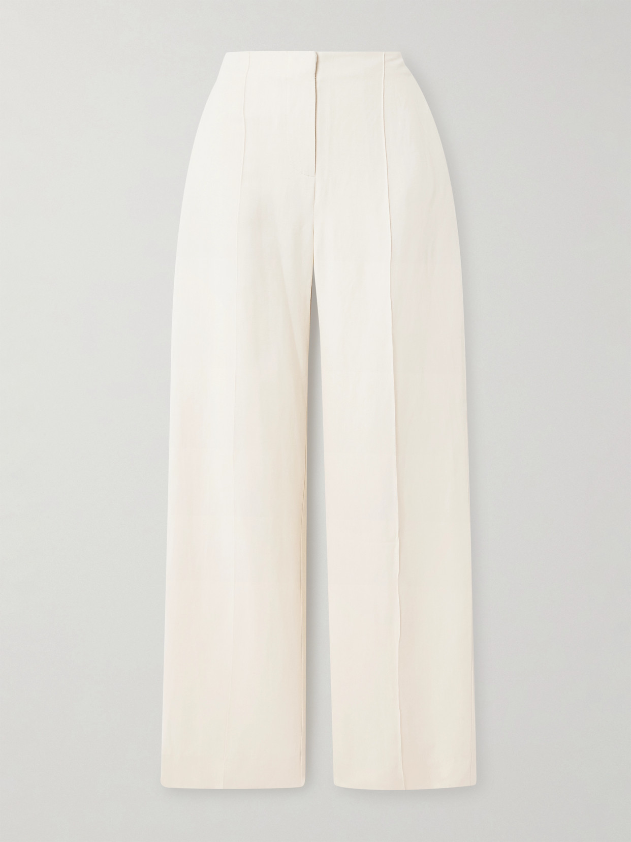 Faithfull Lenza Woven Wide-leg Trousers In Neutrals
