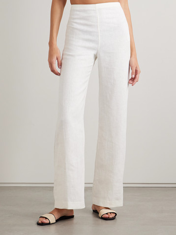 Faithfull Ilride linen straight-leg pants