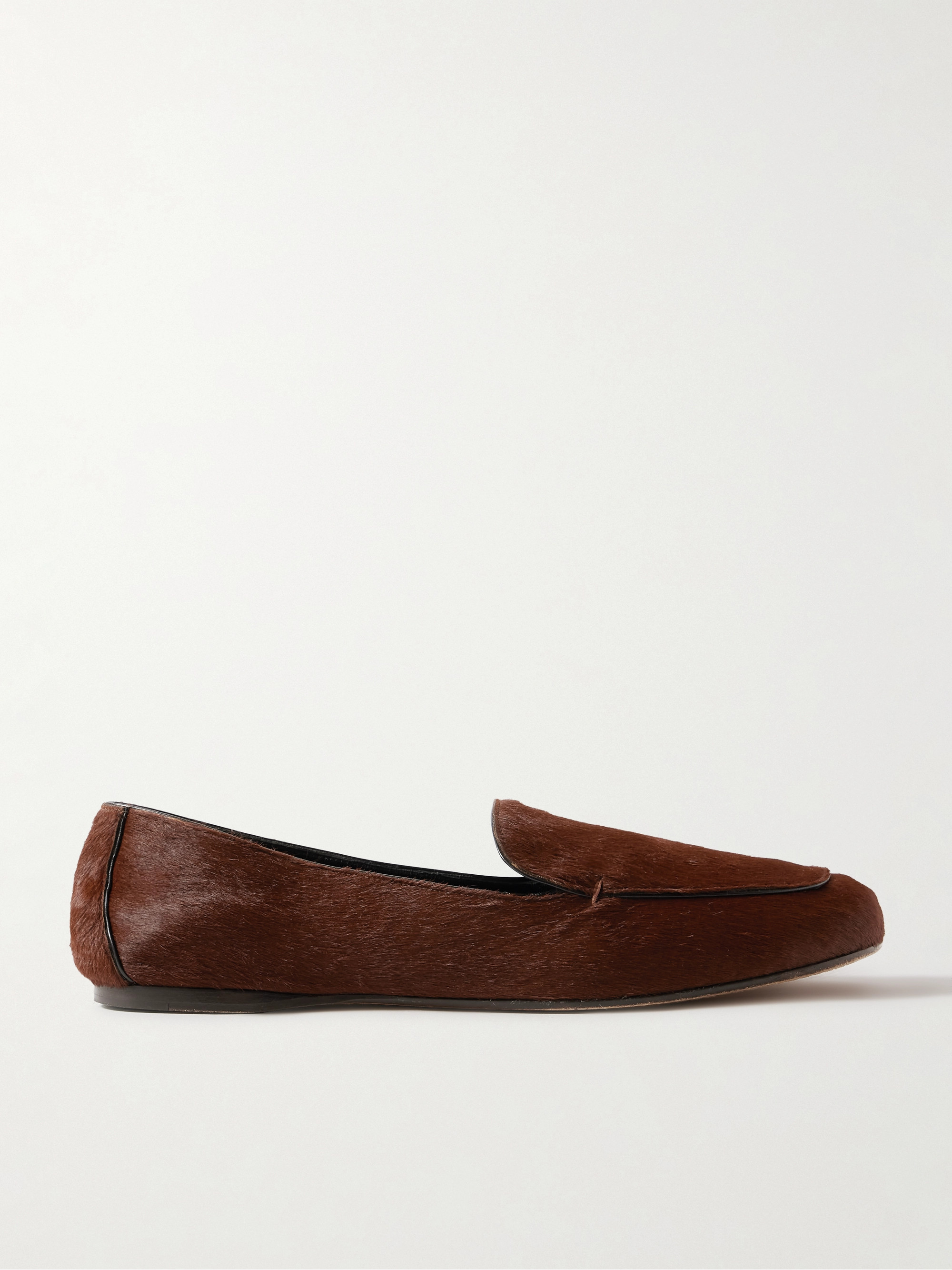 KHAITE Monroe calf hair loafers