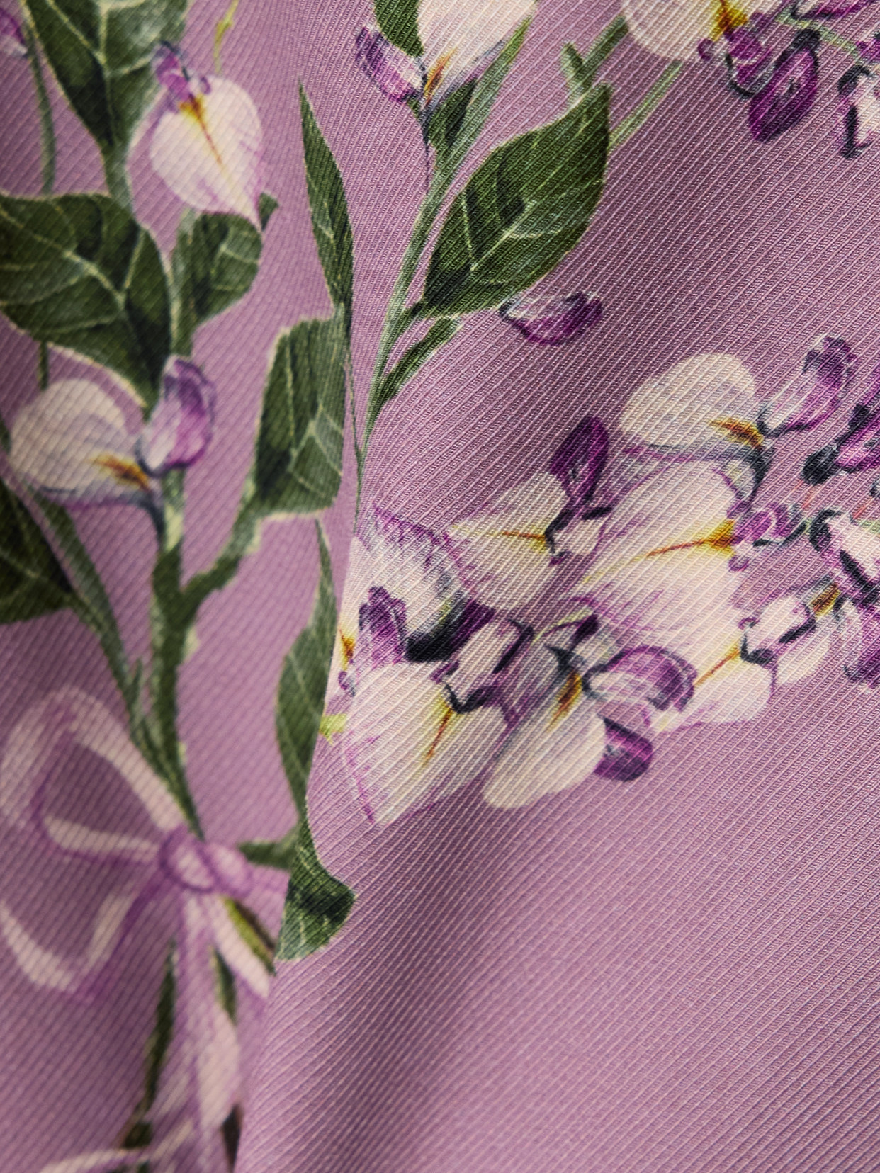 Agua By Agua Bendita Luna Wisteria Floral-print Recycled-twill Pareo In Pink