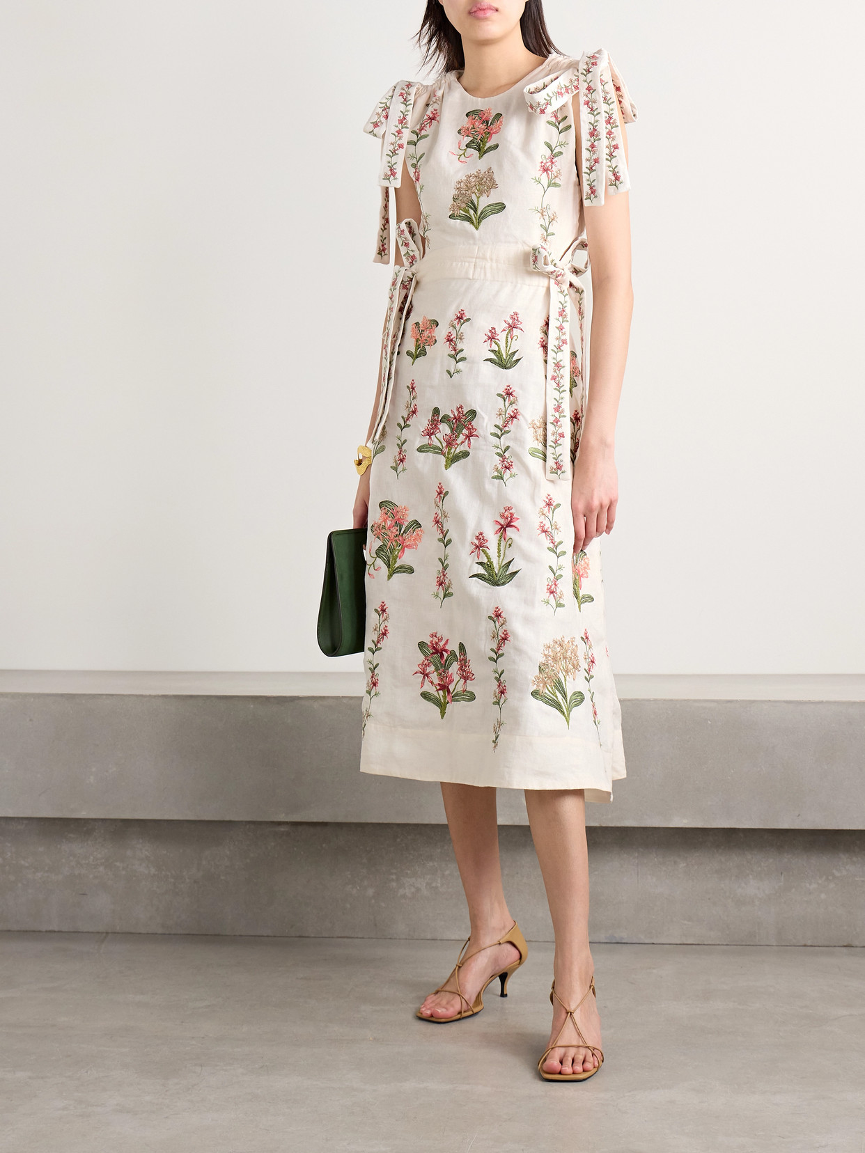 Agua By Agua Bendita Guaguanco Orquidea Maxi Dress In White