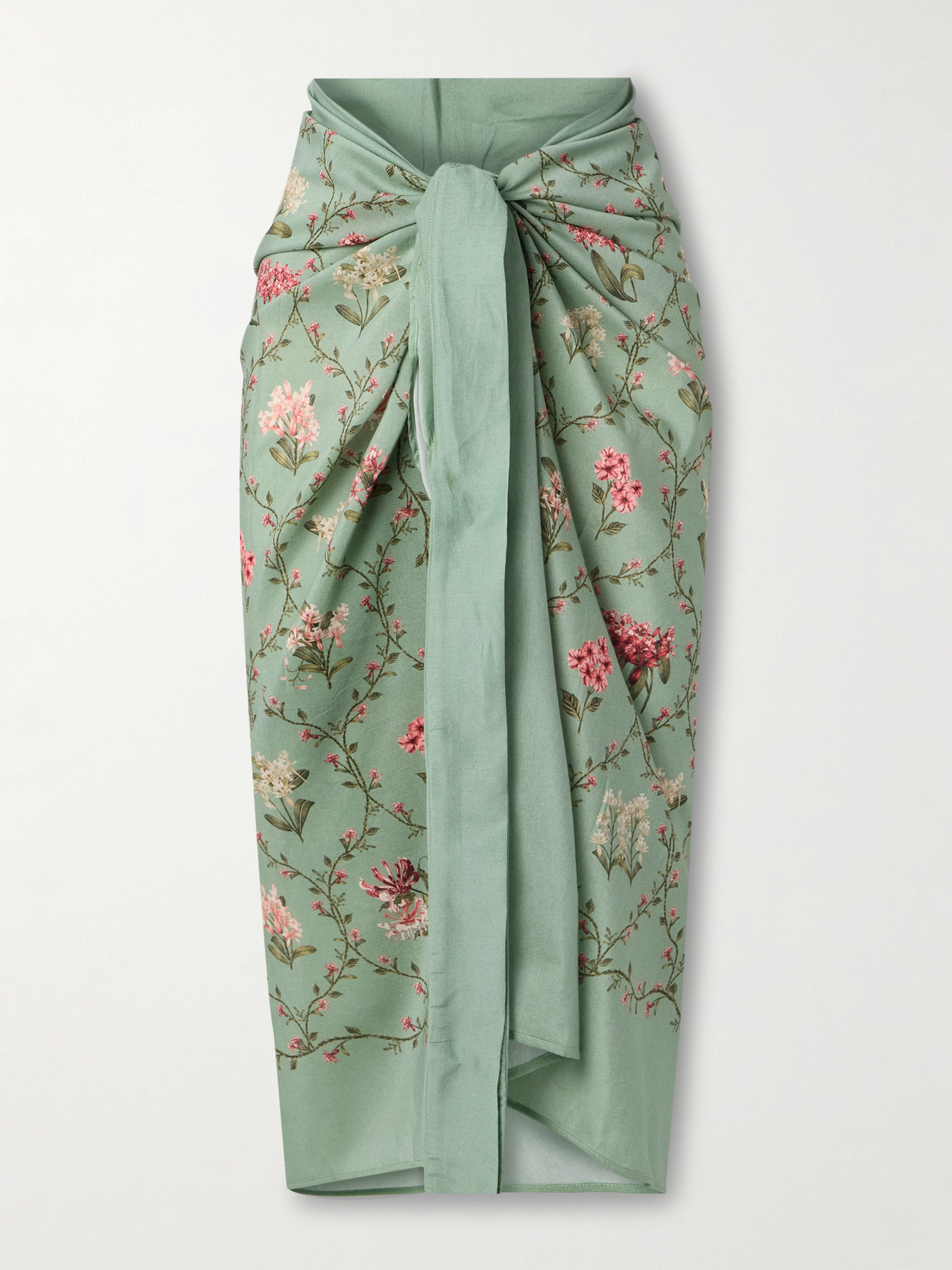 Agua By Agua Bendita Lavanda Orquidea Floral-print Cotton