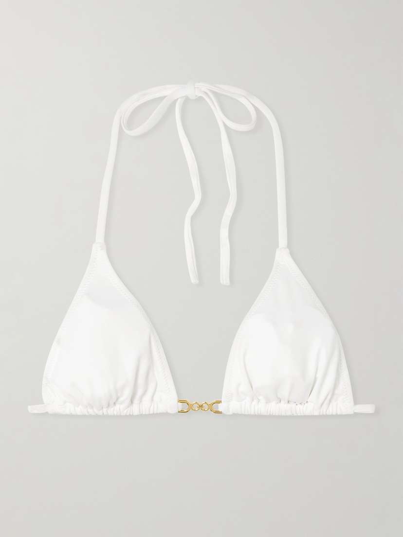 Melissa Odabash Monza Chain-embellished Triangle Bikini Top