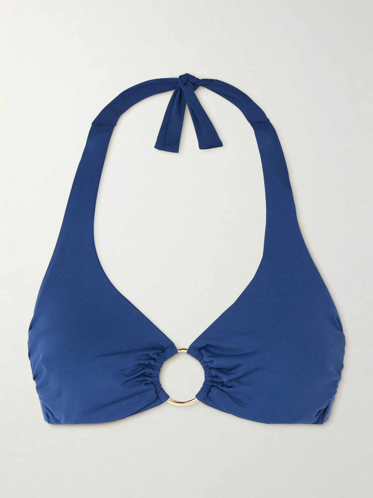 Melissa Odabash Brussels Embellished Underwired Bikini Top In Blue