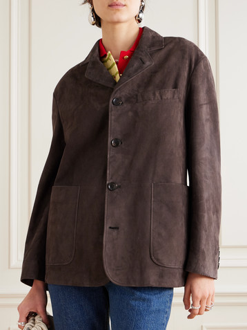 BALLY Suede blazer