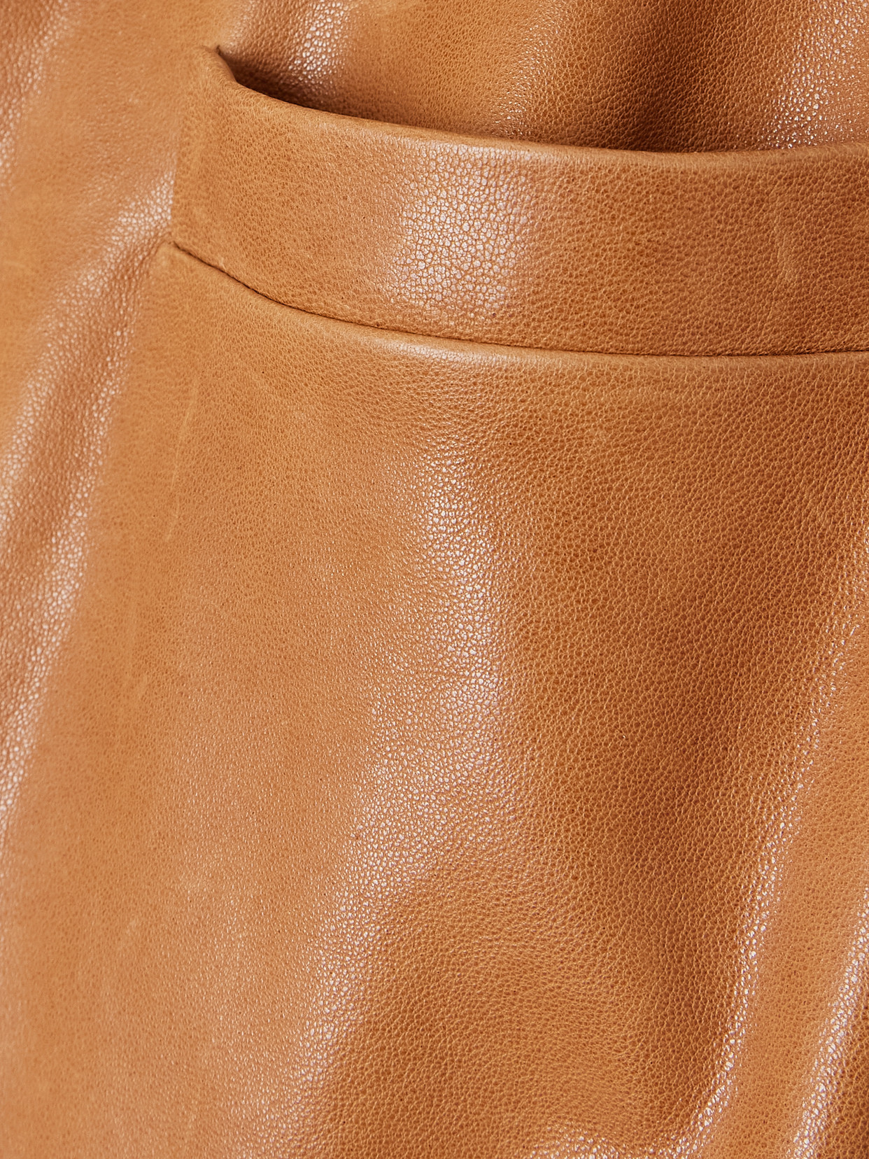 Bally Belted Leather Jacket In Brown