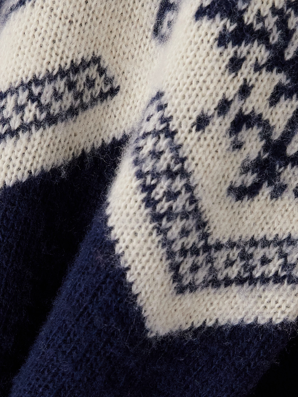 Bally Mountain Merino Wool And Cotton-blend Jacquard-knit Cardigan In Blue