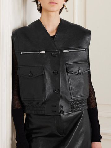 BALLY Leather vest