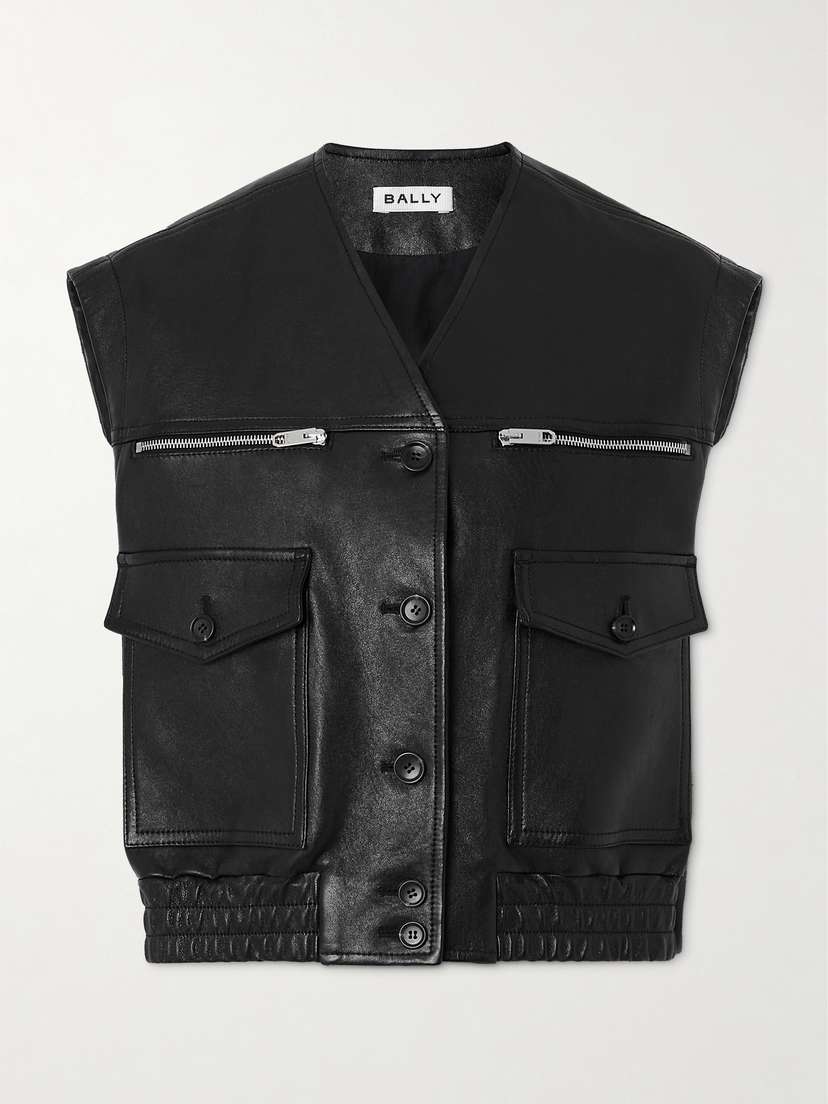 BALLY Leather Vest