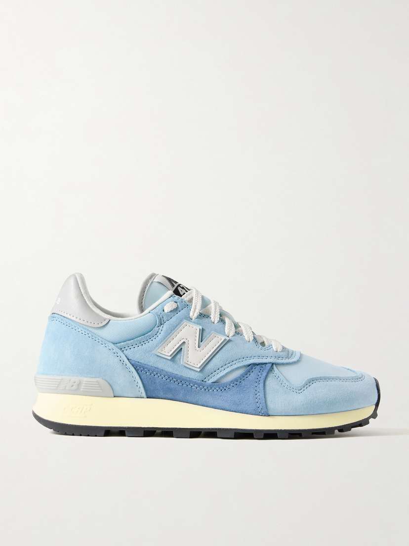 New Balance 574 Leather-trimmed Suede And Mesh Sneakers