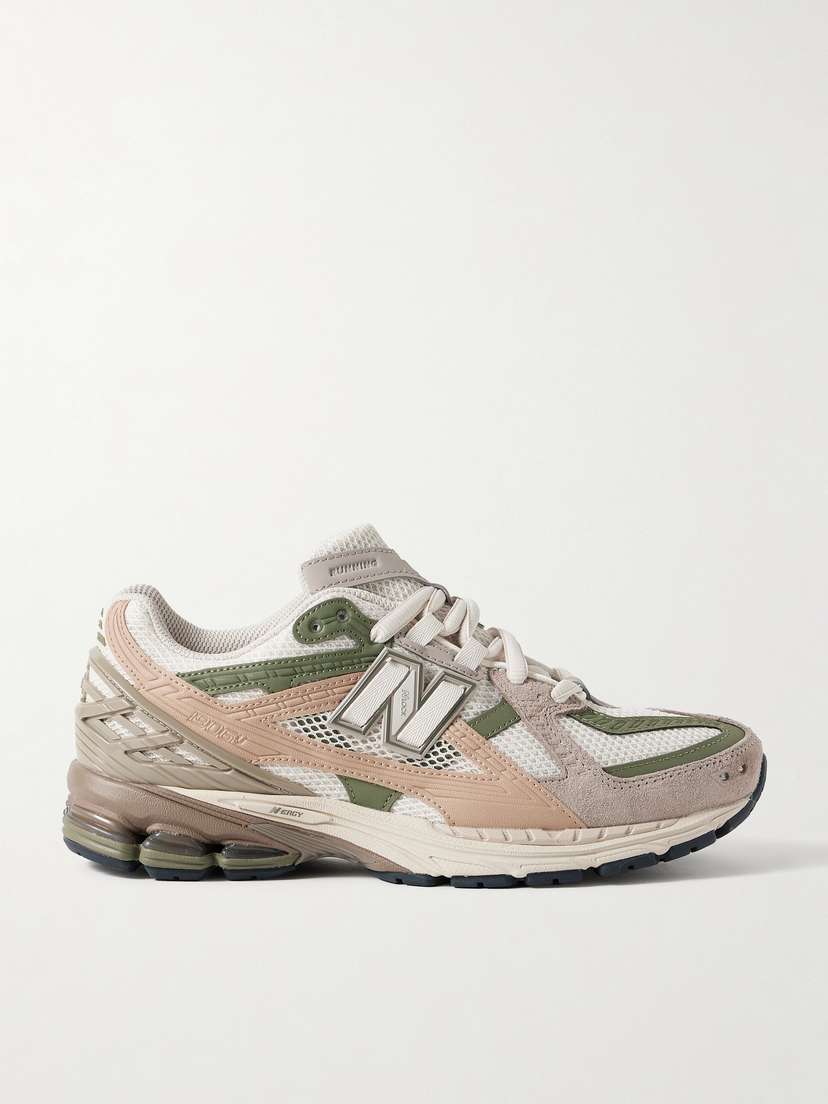 New Balance 1906 Rubber, Leather And Shell-trimmed Mesh Sneakers