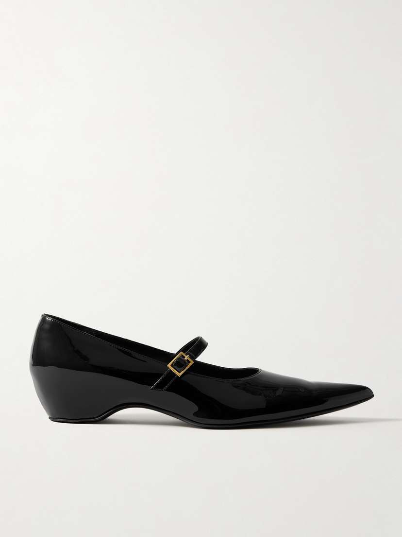 Khaite Sybil Patent-leather Mary Jane Pumps