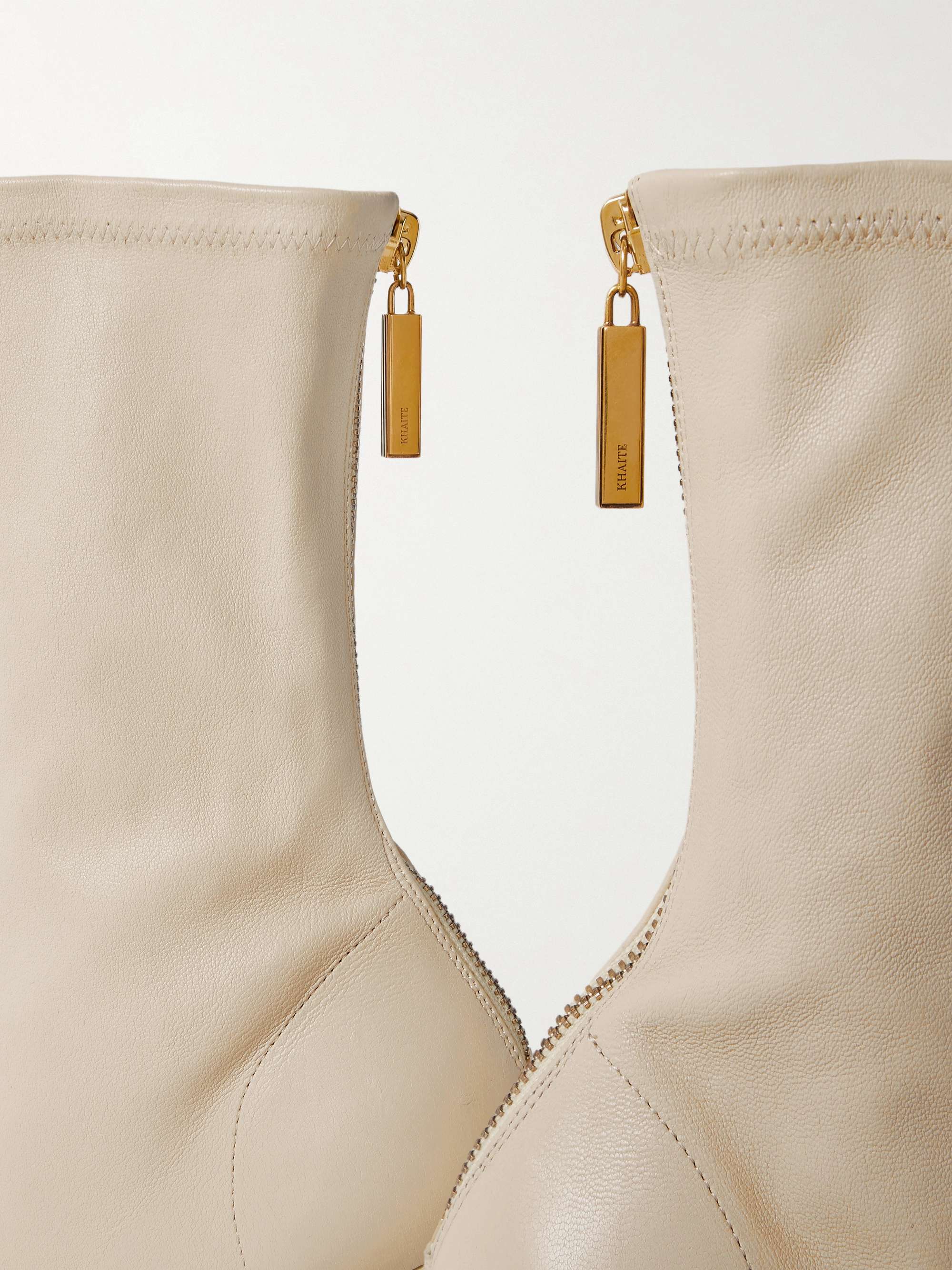 Sand Eva leather sock boots | KHAITE | NET-A-PORTER Sand Eva leather sock boots | KHAITE | NET-A-PORTER