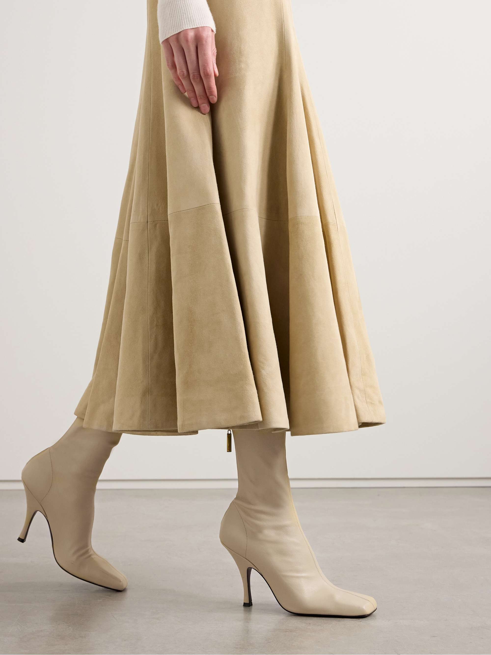 Sand Eva leather sock boots | KHAITE | NET-A-PORTER Sand Eva leather sock boots | KHAITE | NET-A-PORTER