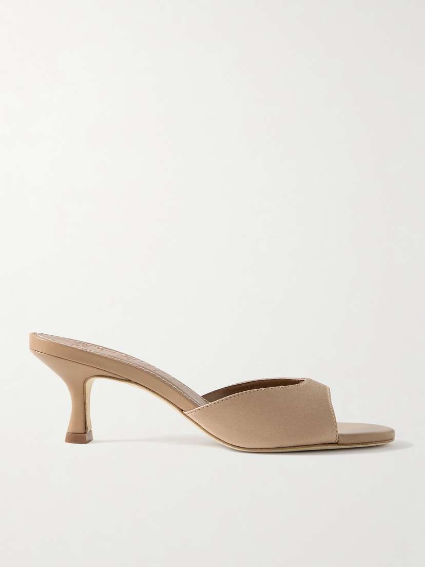 Staud Brigitte Satin Mules