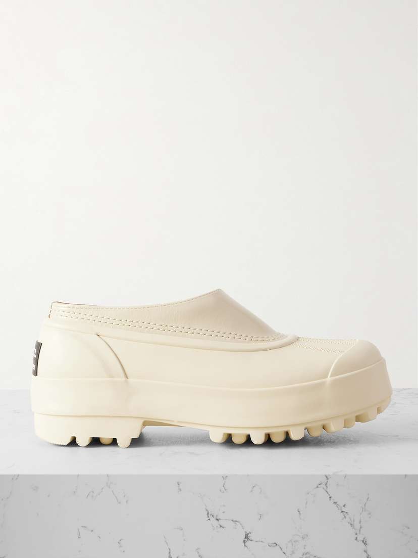 Proenza Schouler + Sorel Caribou Rubber And Leather Platform Mules