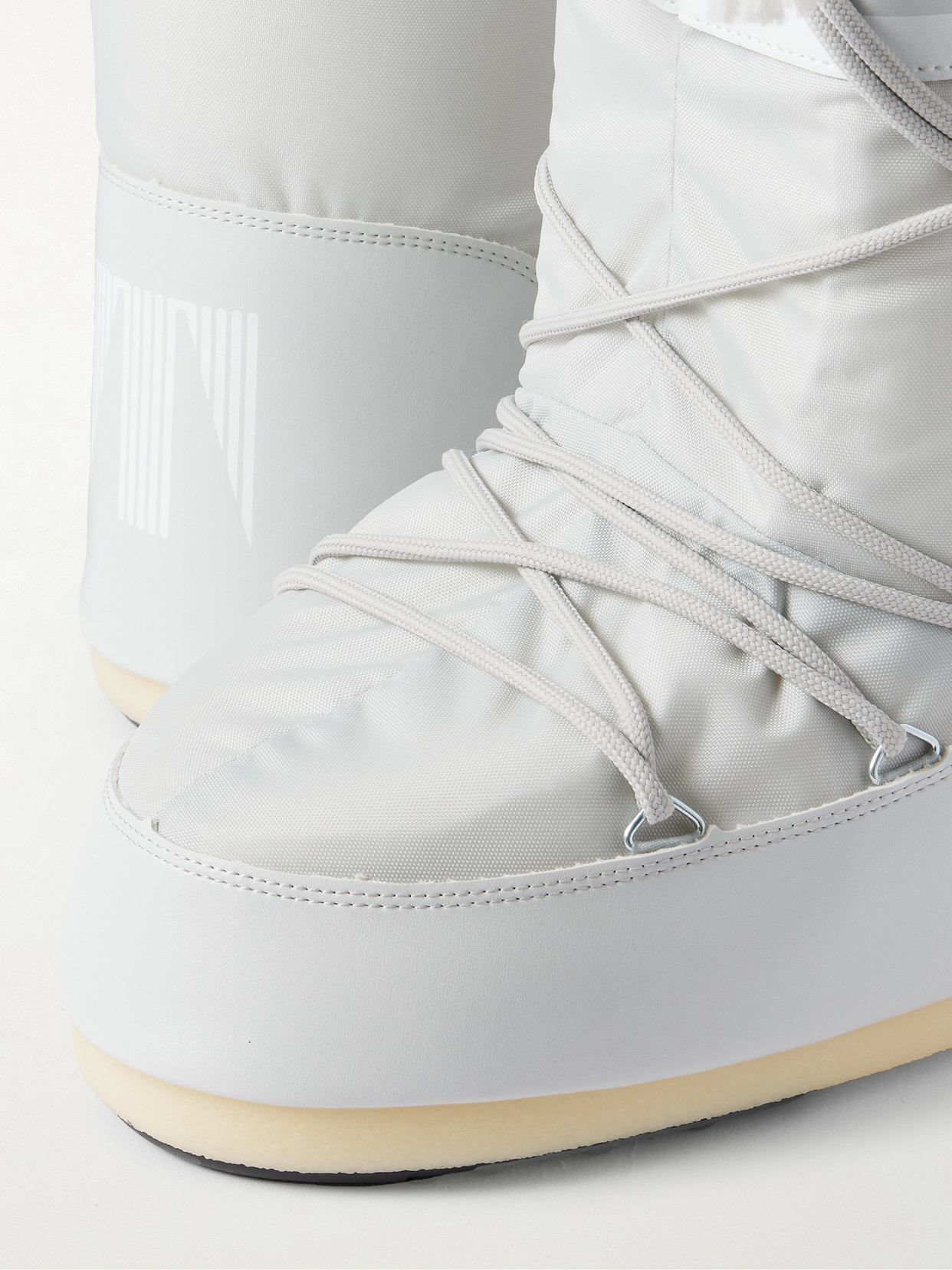 Icon Shell And Leather-Like Snow Boots