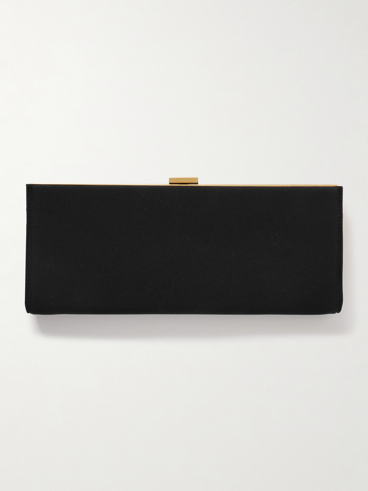 Neous Metis Crepe De Chine Clutch In Black
