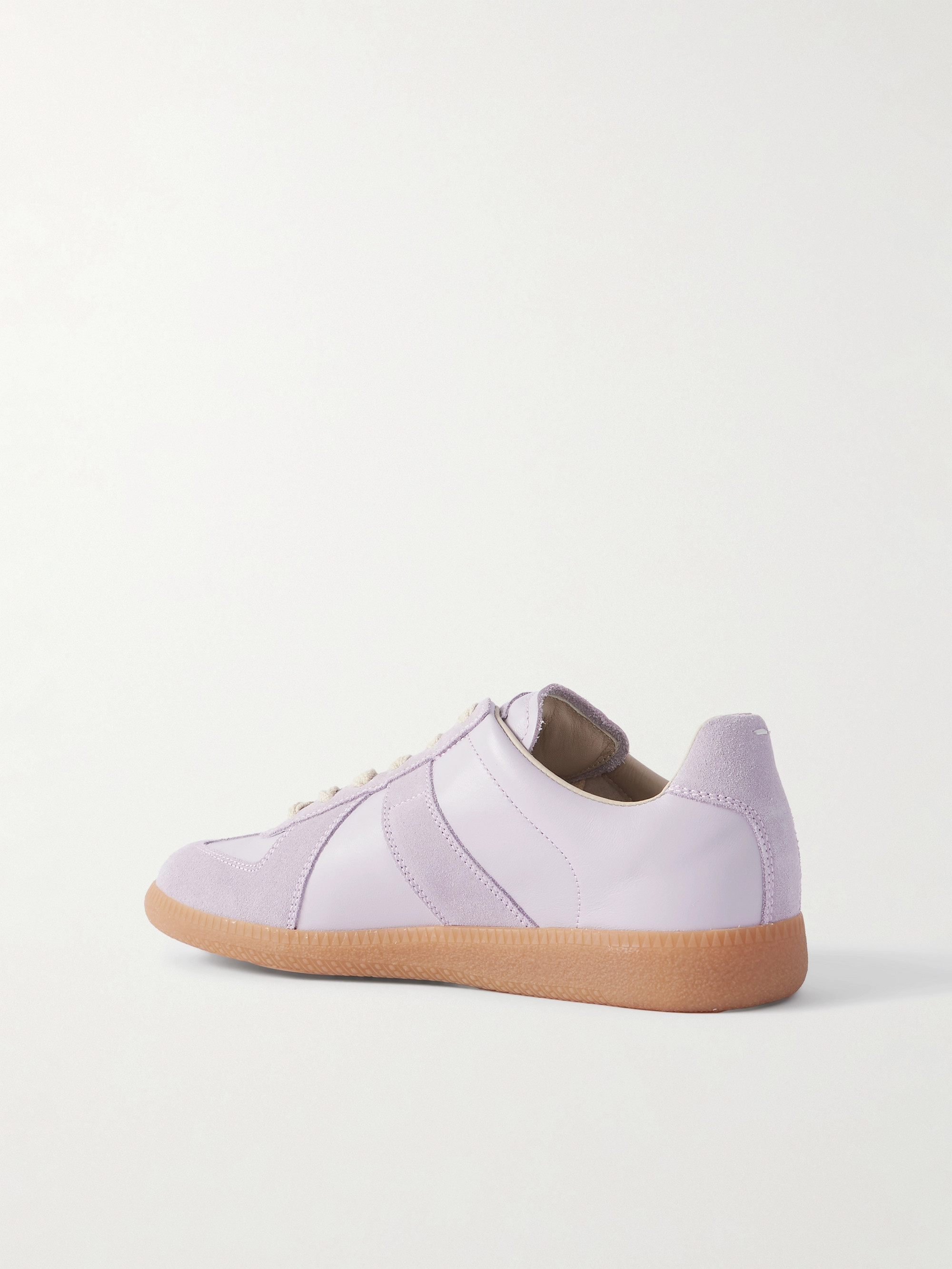 Maison Margiela Replica suede and leather sneakers