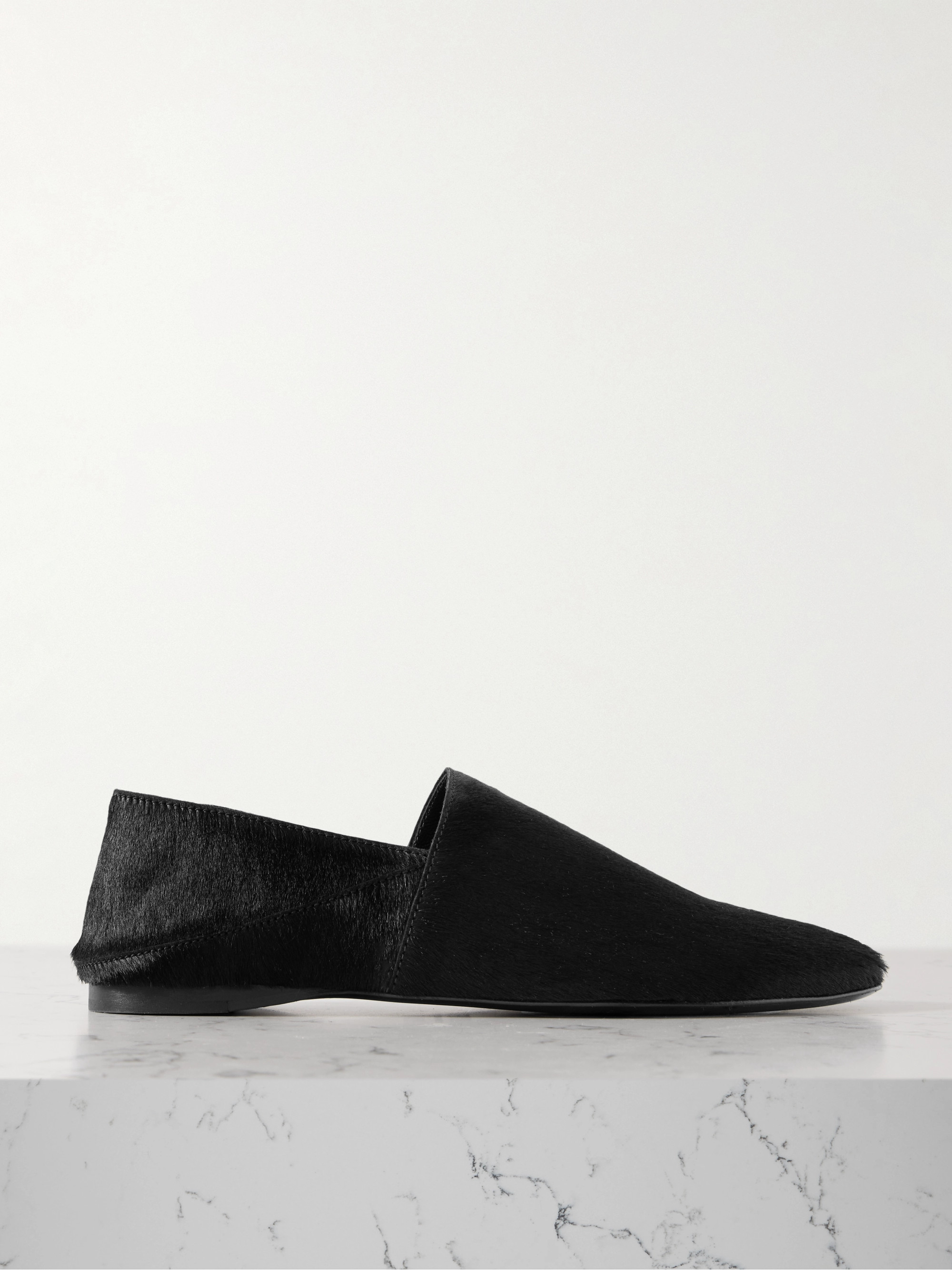 TOVE Pascale calf hair slippers