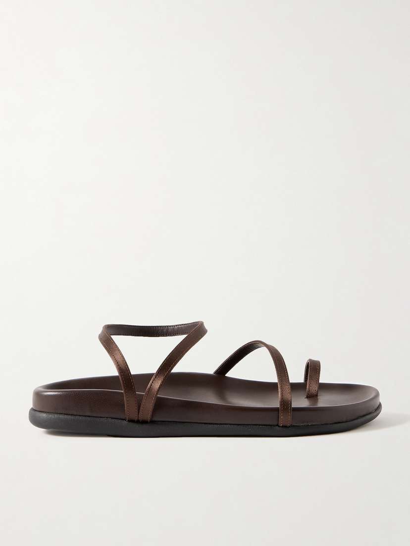 Ancient Greek Sandals Eleftheria Satin Sandals
