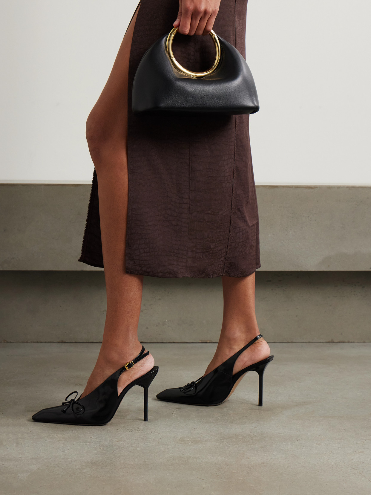 Cubisto Bow-Detailed Slingback