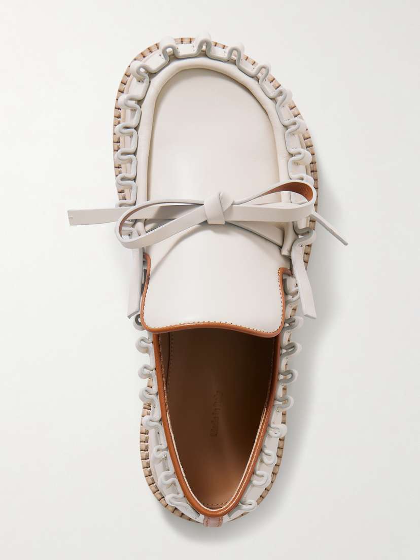 JW Anderson Ruffled Leather Loafers