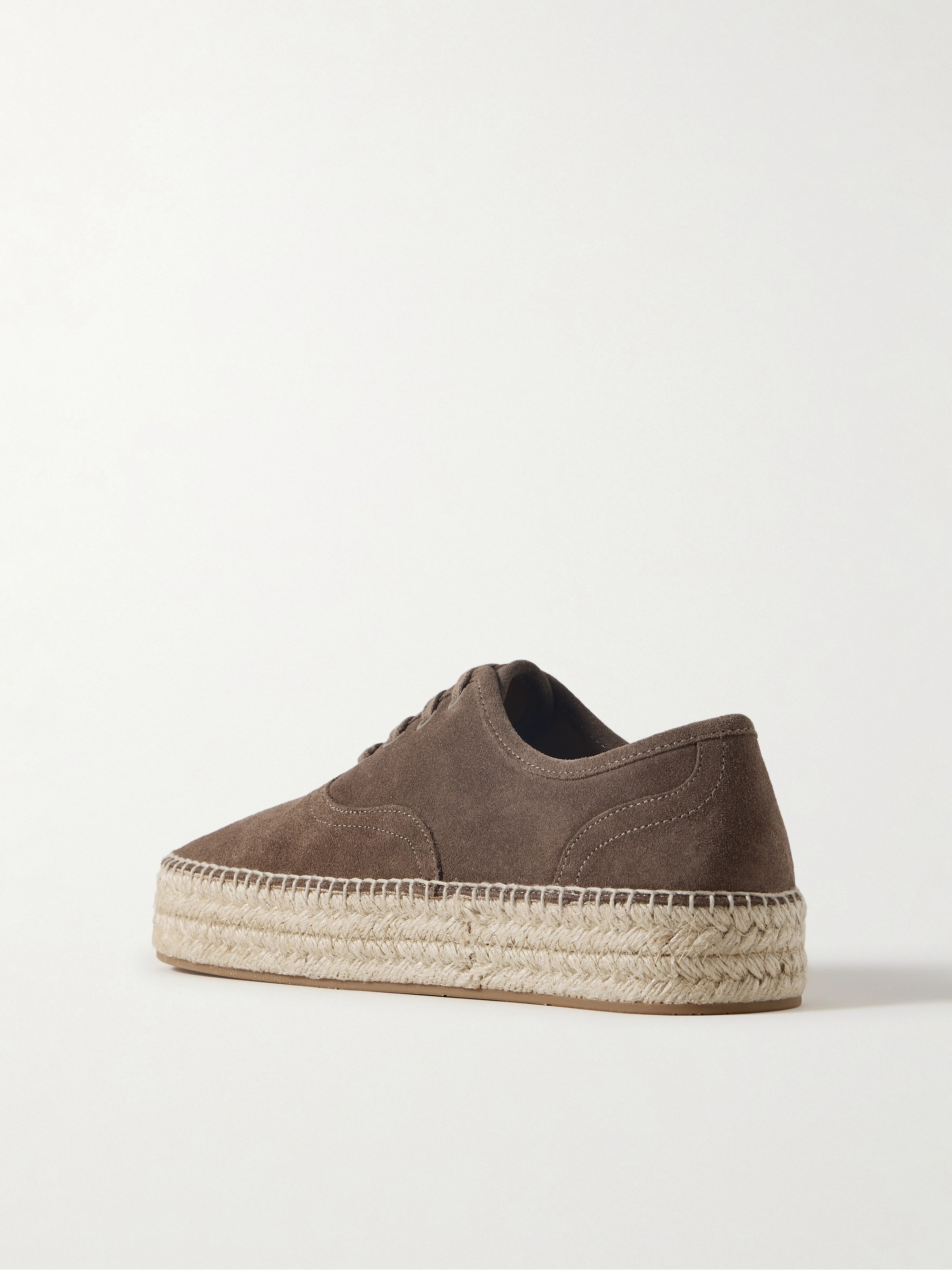 Jw Anderson Suede espadrille platform sneakers thumbnail