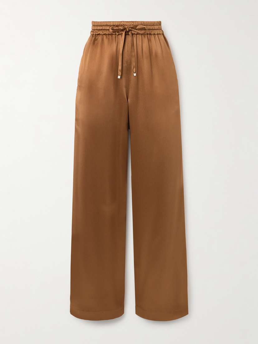 Dolce & Gabbana Silk-satin Straight-leg Pajama Pants