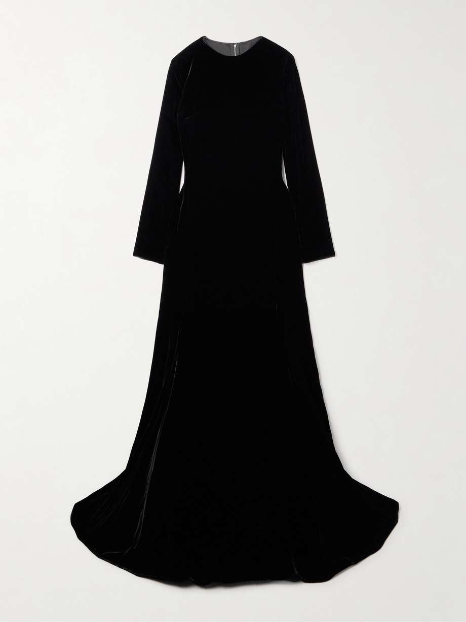 velvet gown
