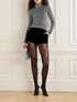 0401~Turtleneck Lurex Top with Breast-pocket main image 1
