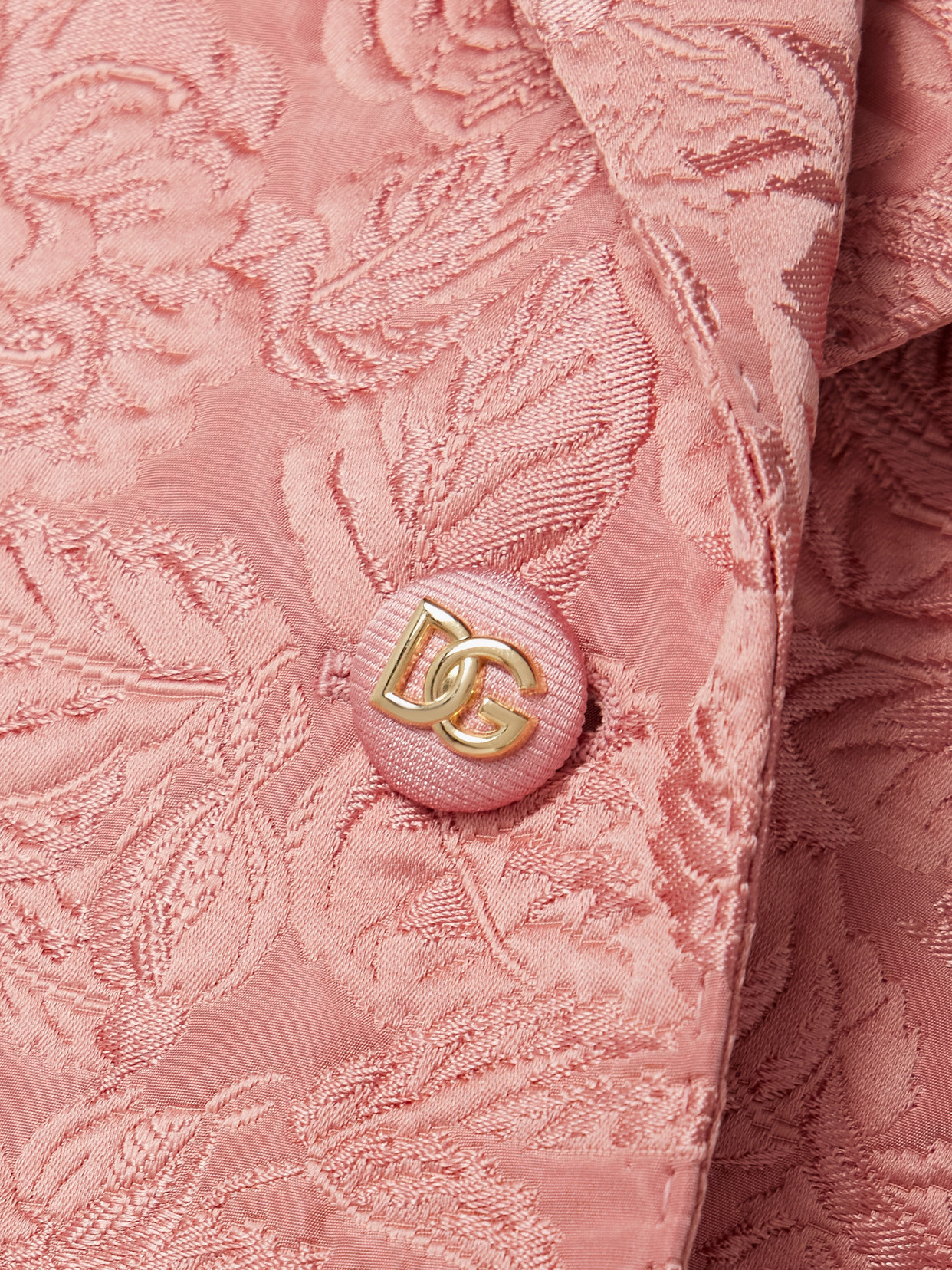 Dolce & Gabbana Turlington Cloqué Blazer In Pink