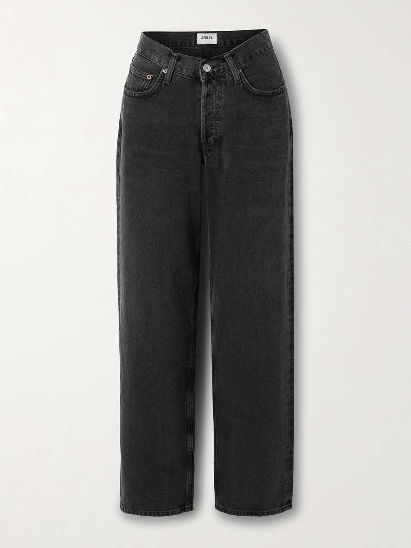 AGOLDE V-waist Baggy Mid-rise Straight-leg Jeans